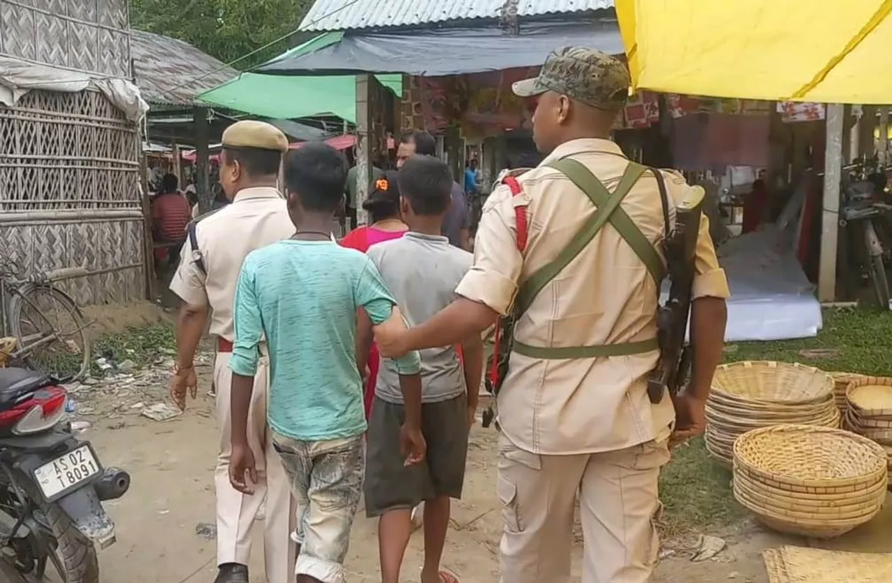 Child Labours Rescued in Nagaon