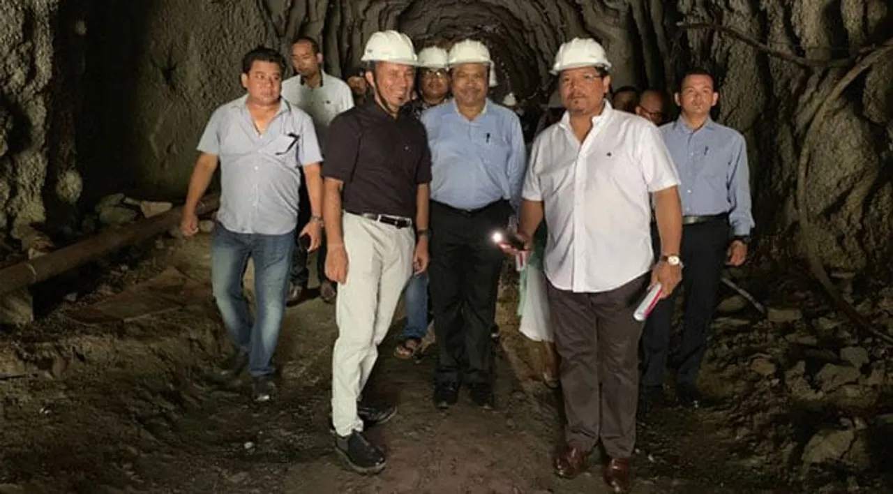 Conrad Sangma Inspects Ganol Hydel Project