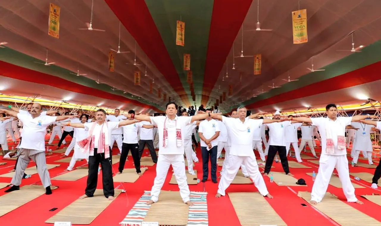 International Yoga Day Celebrated Across Assam