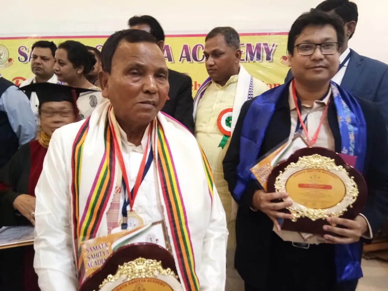 Majuli’s Dr Amrit Saikia, Basaram Baruah Awarded