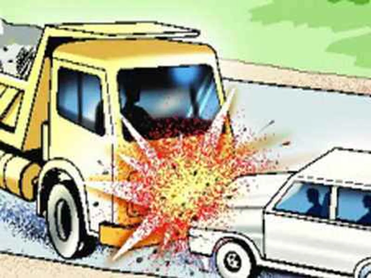 Three dead in a head on collision in Jorhat