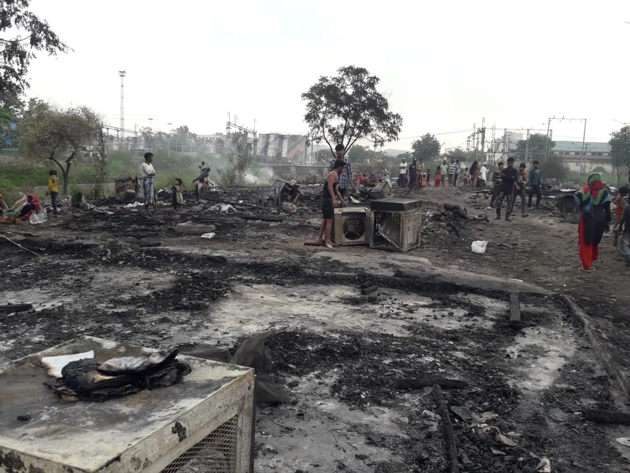 J&K | 150 jhuggis, including Rohingyas gutted in fire