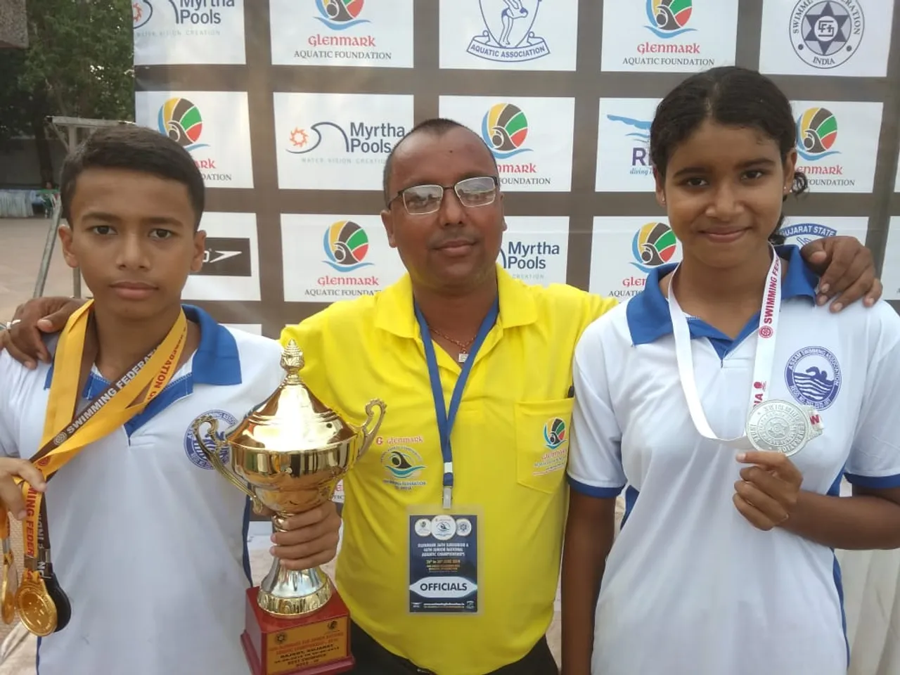Assam Continues To Shine in swimming
