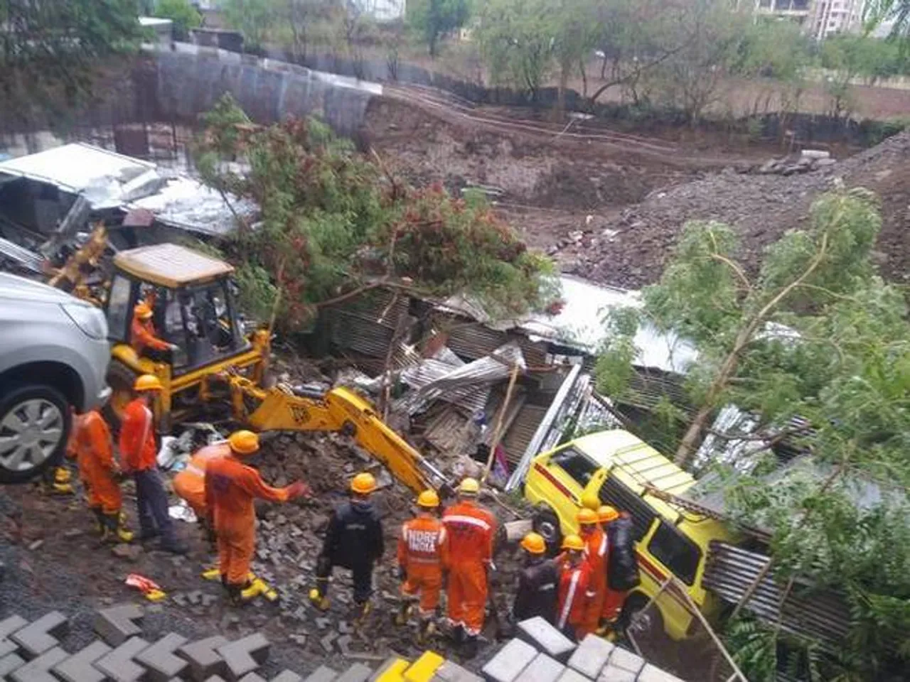 Pune Wall Collapse: Maharashtra CM Orders Inquiry
