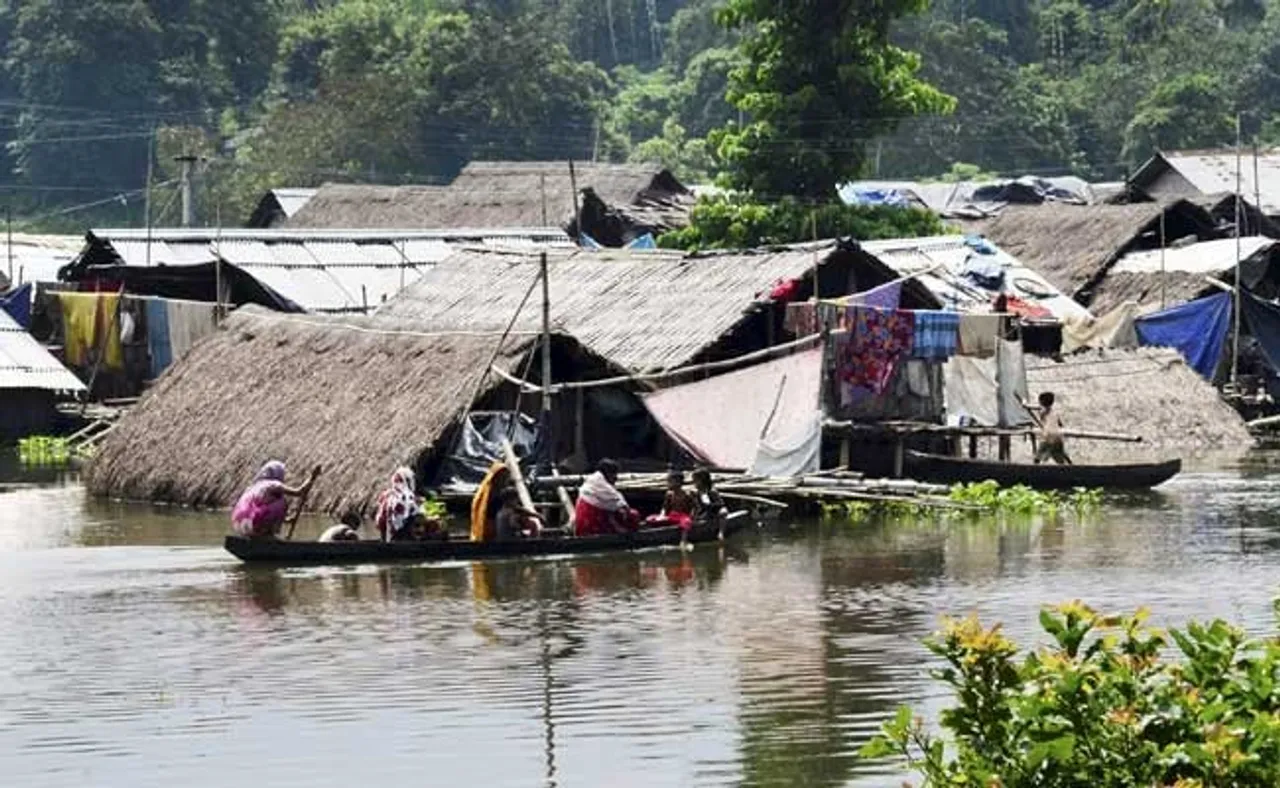Flood rages, Civil society, Pol. parties and Pressure groups sleep