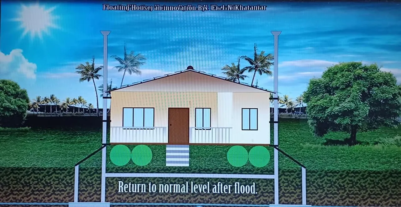 Flood Management | Assam Engineer Invents ‘Floating house’