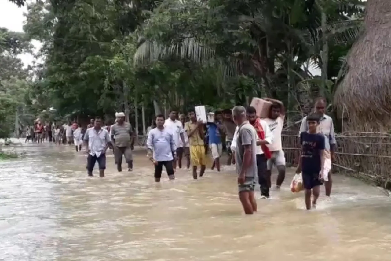 Assam flood moves West, havoc in lower Assam