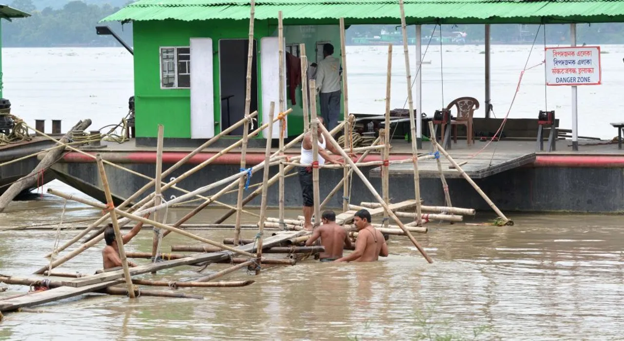 Brahmaputra Flowing Above Danger Mark till 12 Noon