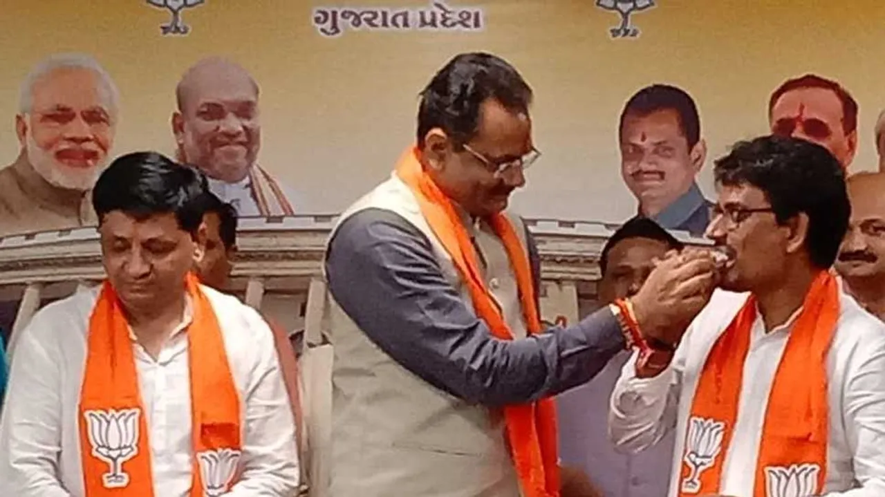 Ex-Congress MLA Alpesh Thakor joins BJP