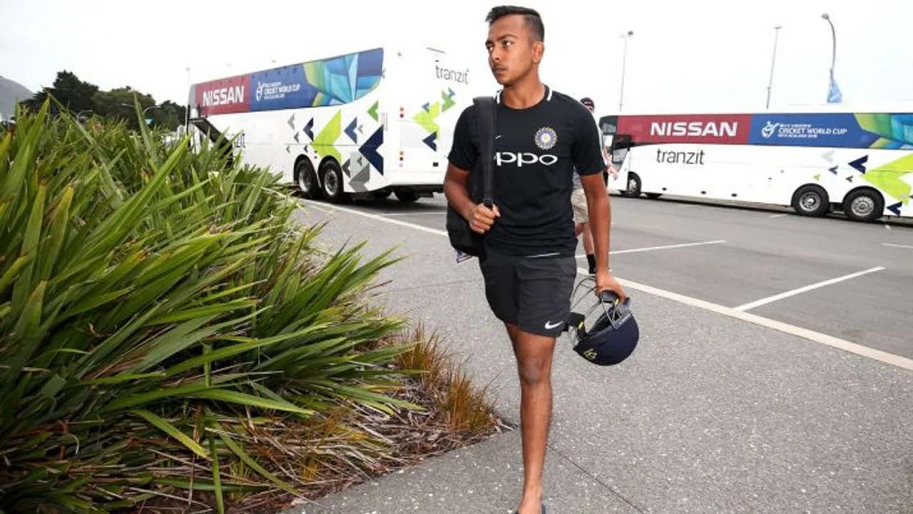 BCCI suspends Prithvi Shaw