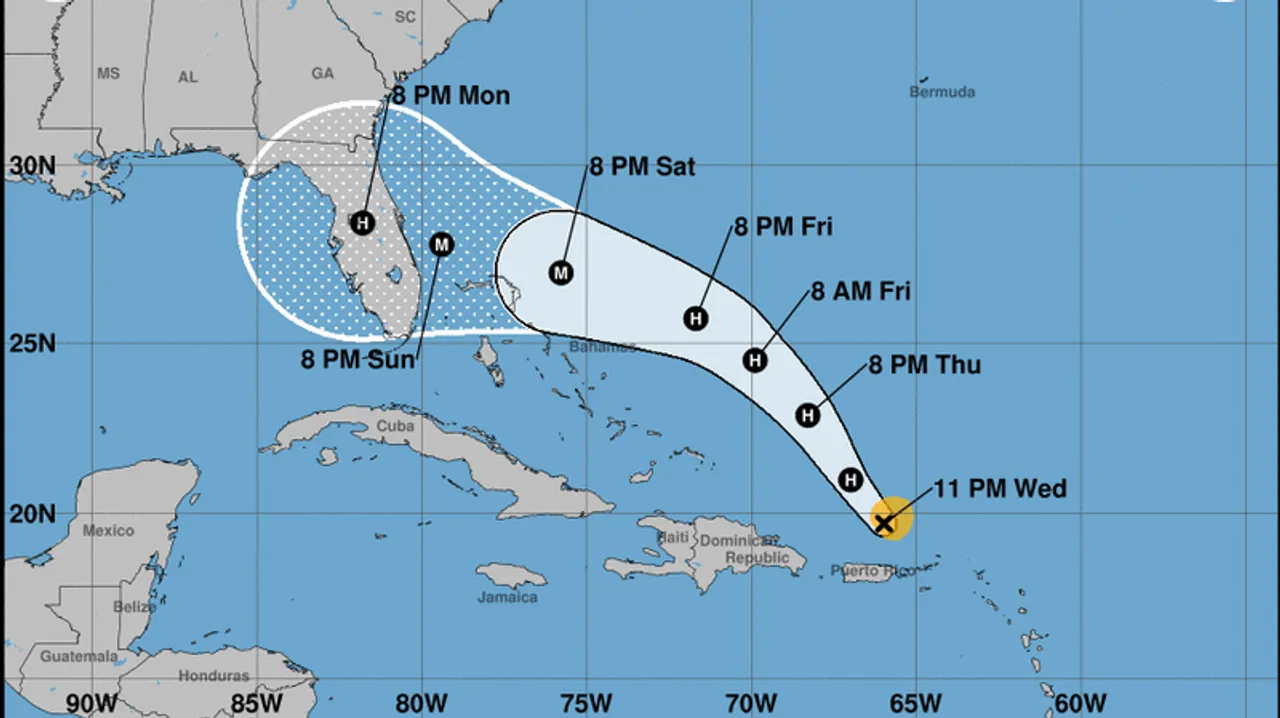 Hurricane Dorian : US states declare emergency
