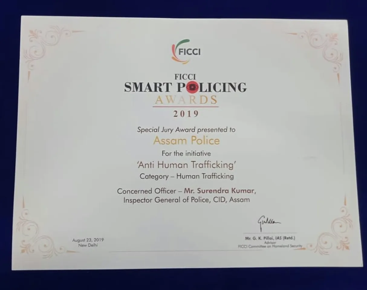 Assam IGP Gets Smart Policing Award 2019