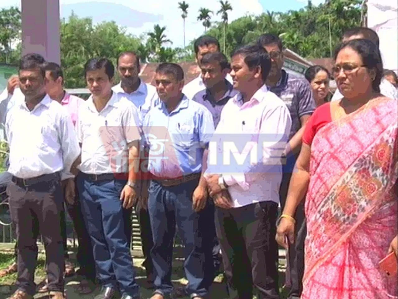 Contractual teachers stage protest across Assam