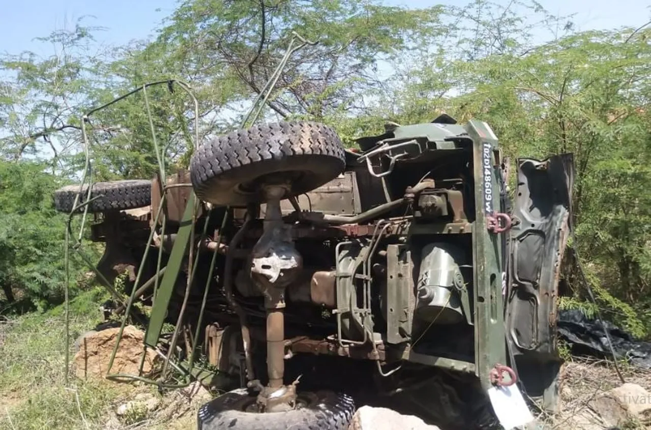 3 IAF Personnel Killed as Truck Falls Into Gorge