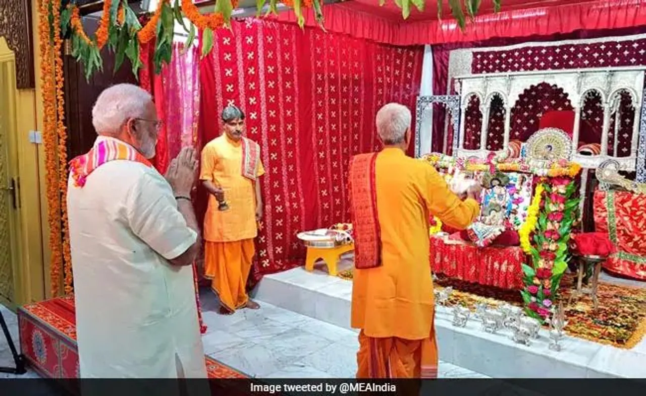 Modi Visits 200-Year-Old Temple In Bahrain