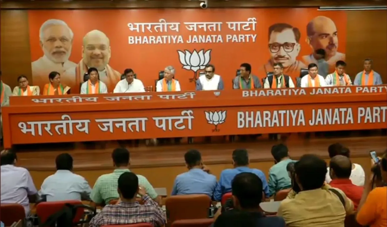 All MLAs of Sikkim Democratic Front join BJP