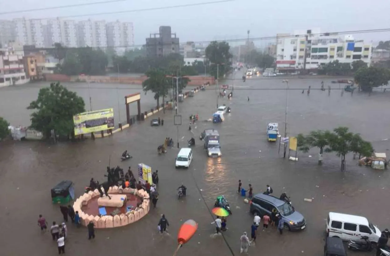 Gujarat rains: Airport closed, trains cancelled
