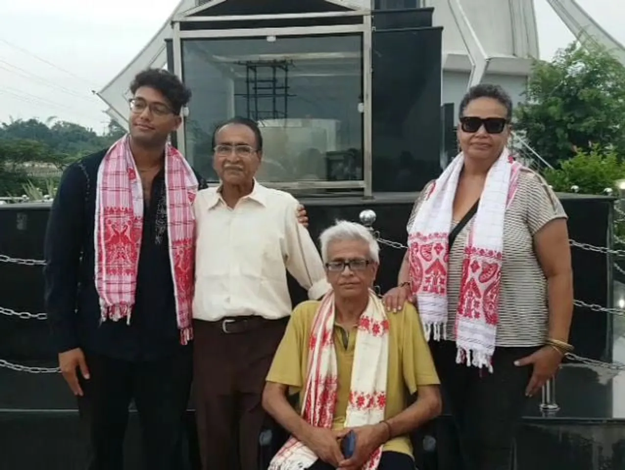 Tej & Candace visit Bhupen Hazarika Memorial