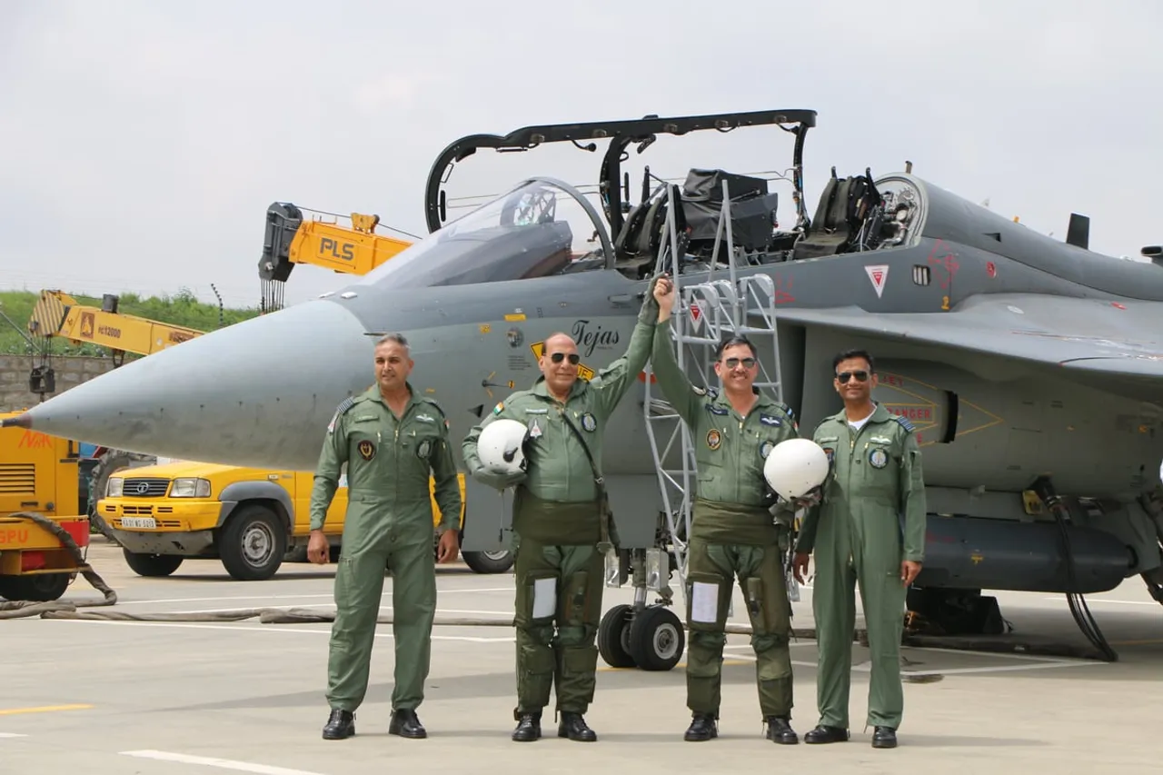 Rajnath flew Tejas