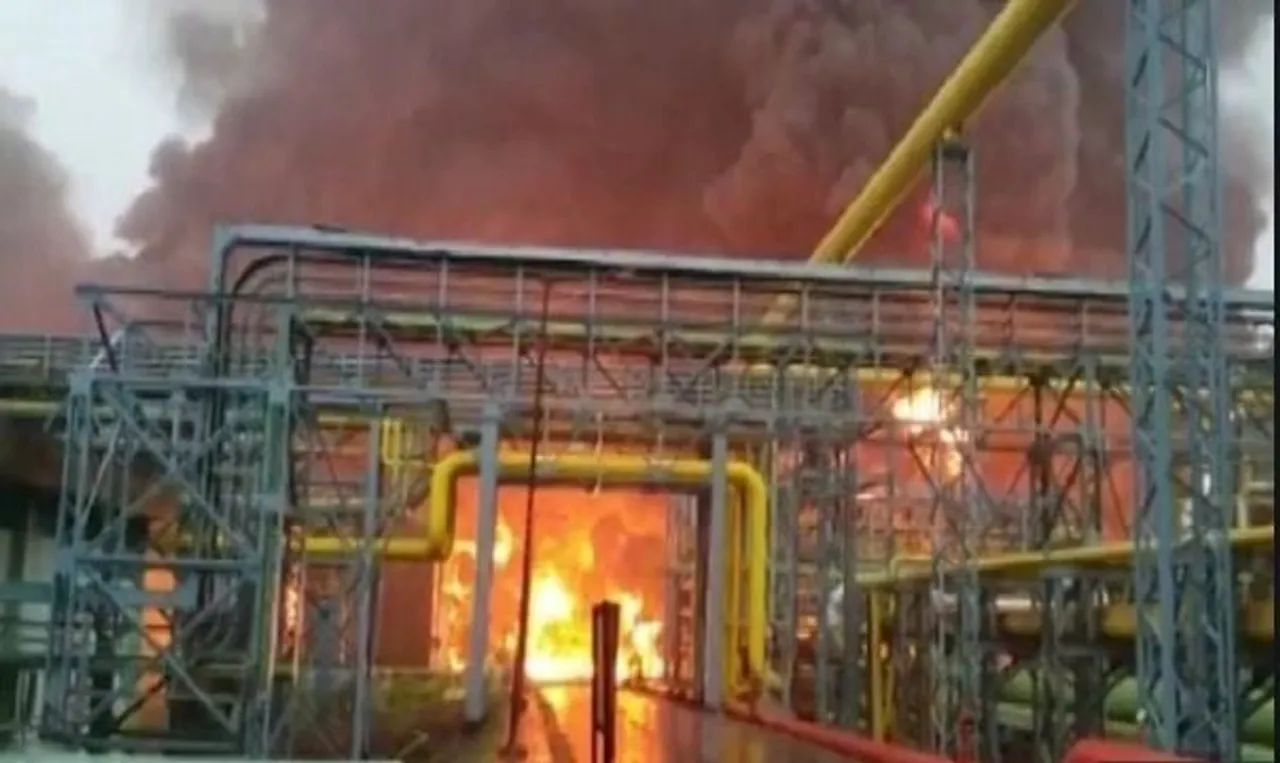 Fire breaks out at ONGC in Navi Mumbai