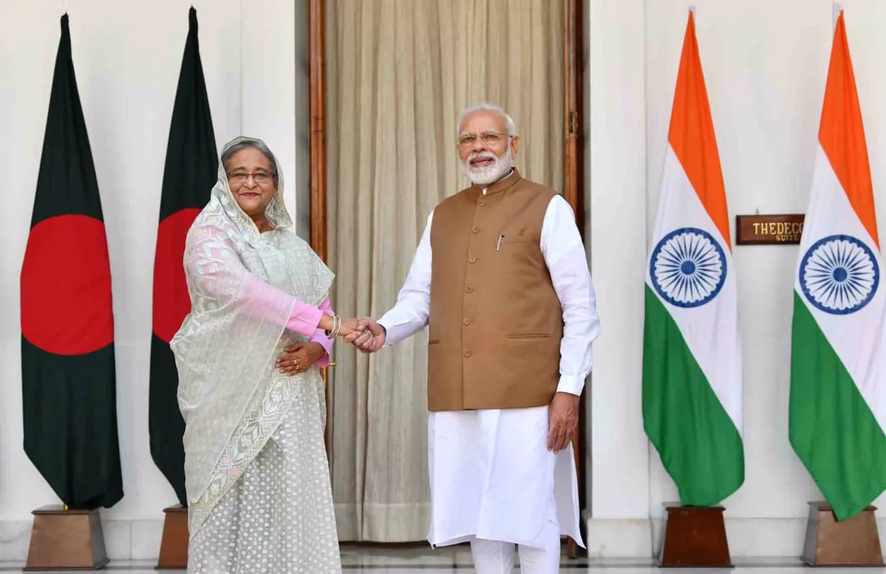 Hasina raises NRC issue with Modi