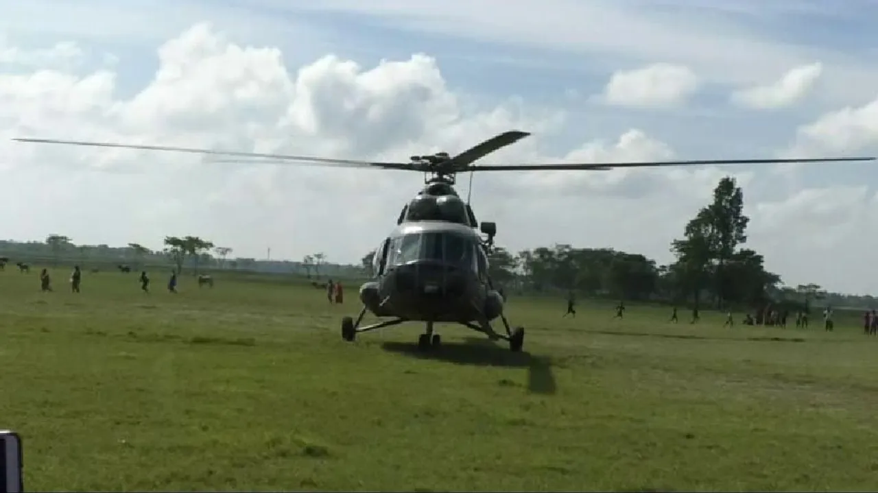 IAF helicopter makes precautionary landing in Hajo