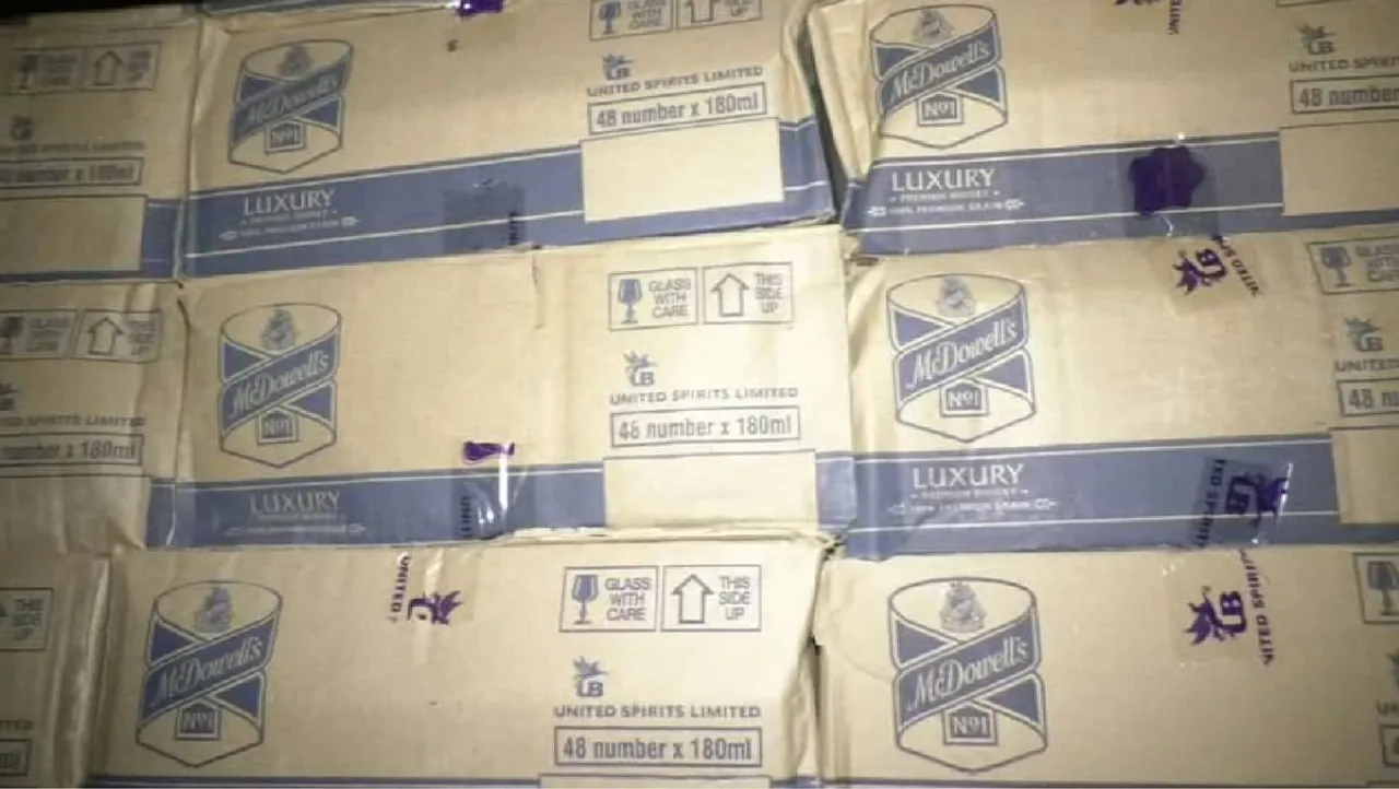 Arunachali Liquor Seized in Tezpur, 1 Arrested