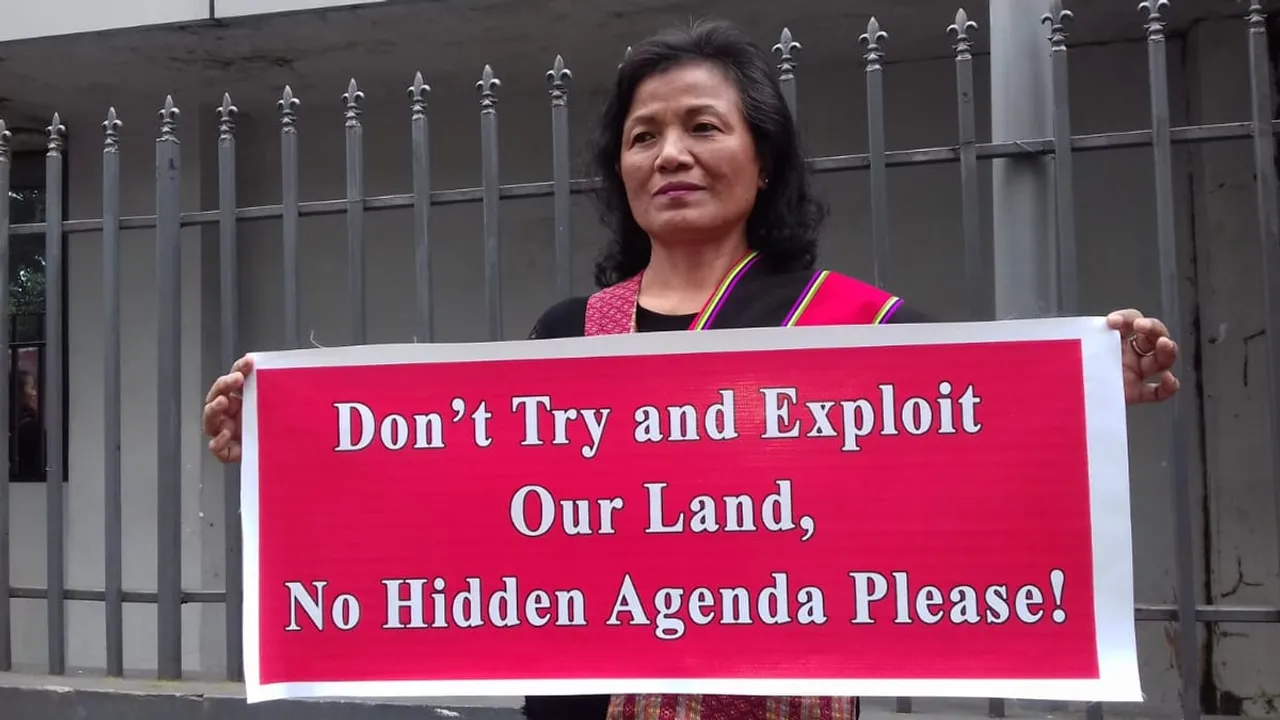 CAB protest in Mizoram during Shah Visit