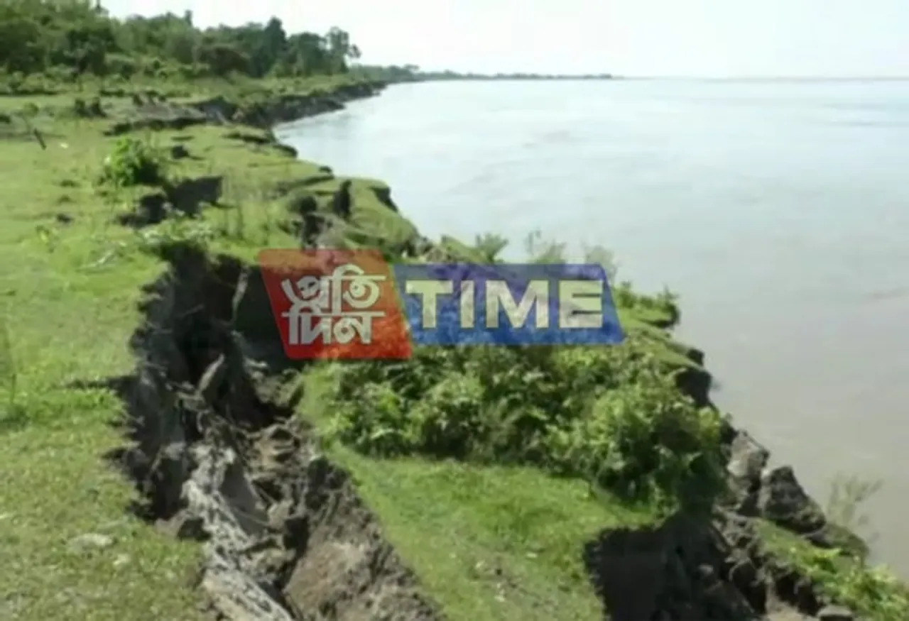 Erosion of Brahmaputra River takes frightful turn in Sivsagar