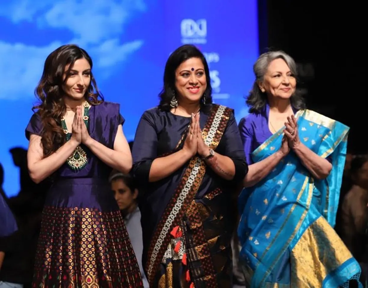 Sharmila-Soha Walk the Ramp as Showstopper for Sanjukta
