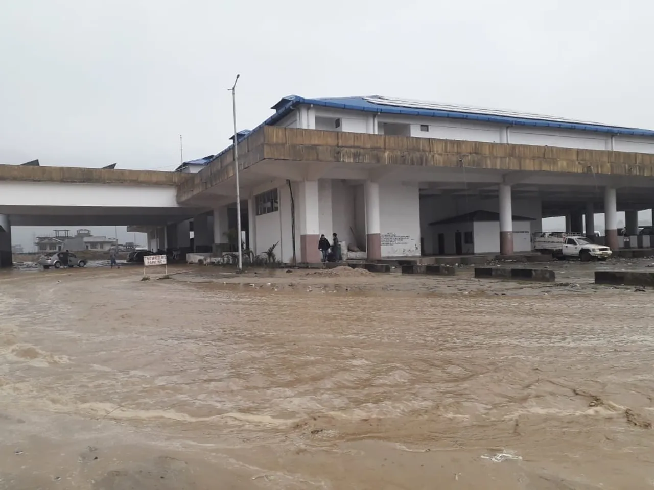 Itanagar: ISBT Submerged Under Flood Water