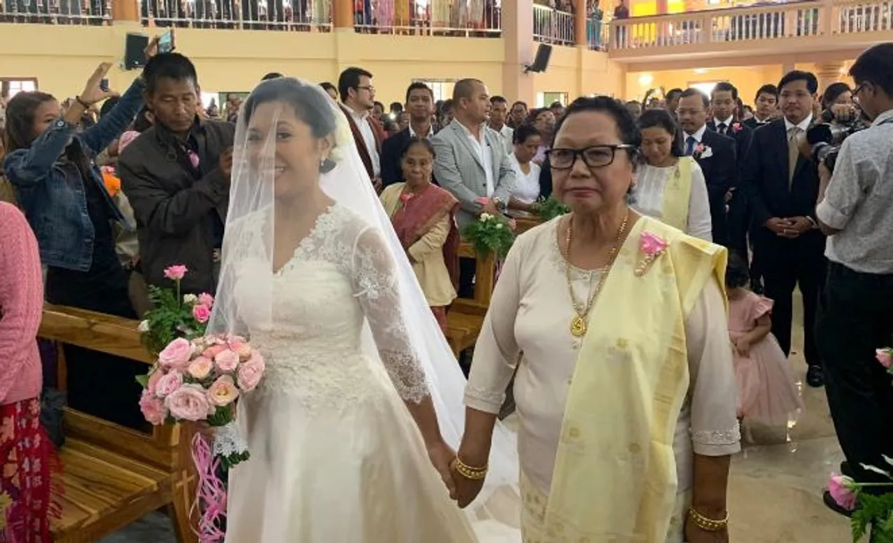 In pics Agatha K. Sangma’s wedding