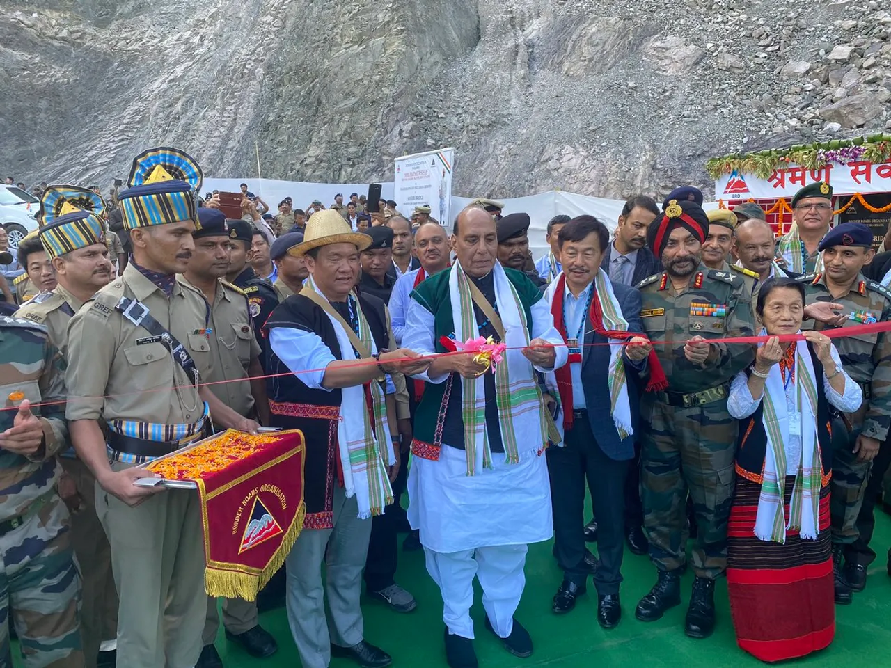 ARUNACHAL | Rajnath inaugurates Sisseri River Bridge