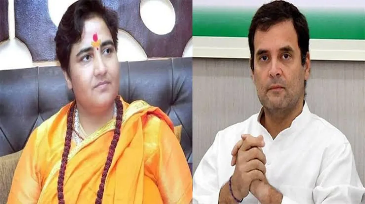 Rahul slams BJP, RSS over Pragya’s remarks on Godse