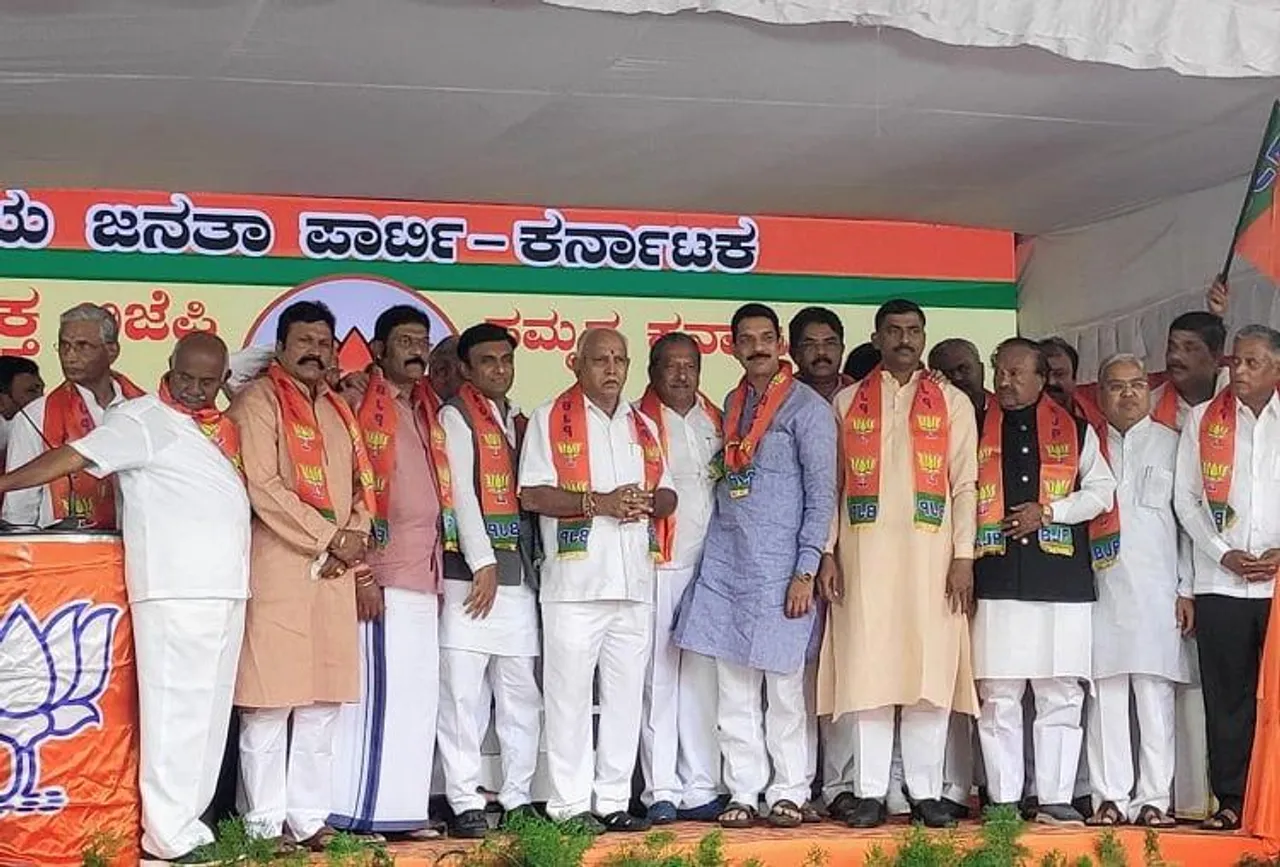 16 disqualified Cong-JD(S) MLAs join BJP
