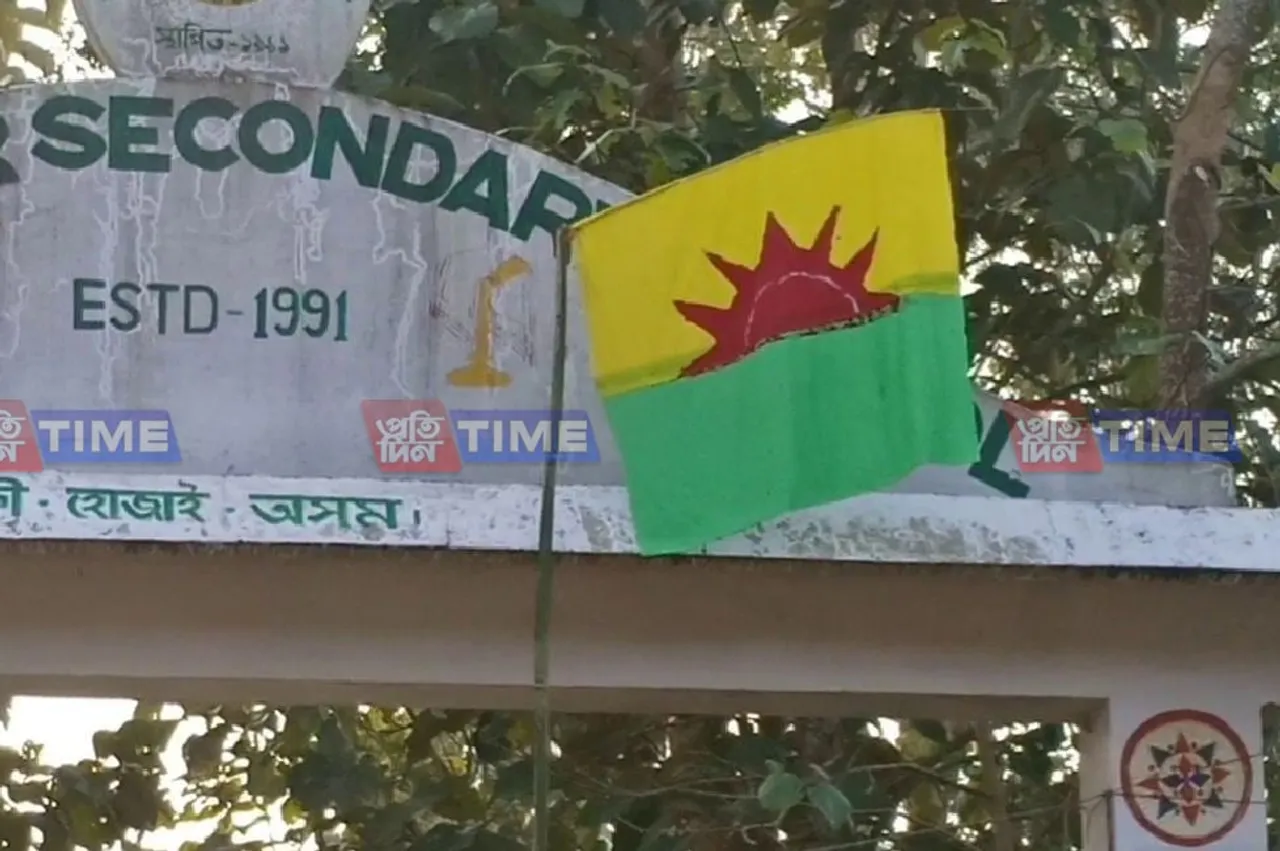 ULFA-I flag found hoisted in Kaki