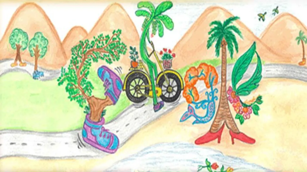 Google Celebrates Children’s Day with ‘Walking Tree’ Doodle