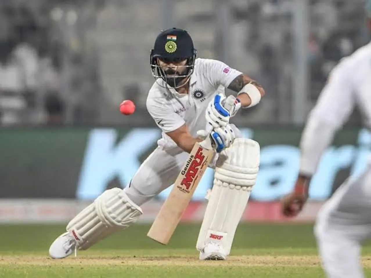 Kohli 1st Indian to hit ‘100’ in Pink ball Tests