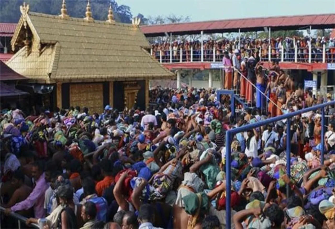 Heavy Rush of Pilgrims at Sabarimala temple
