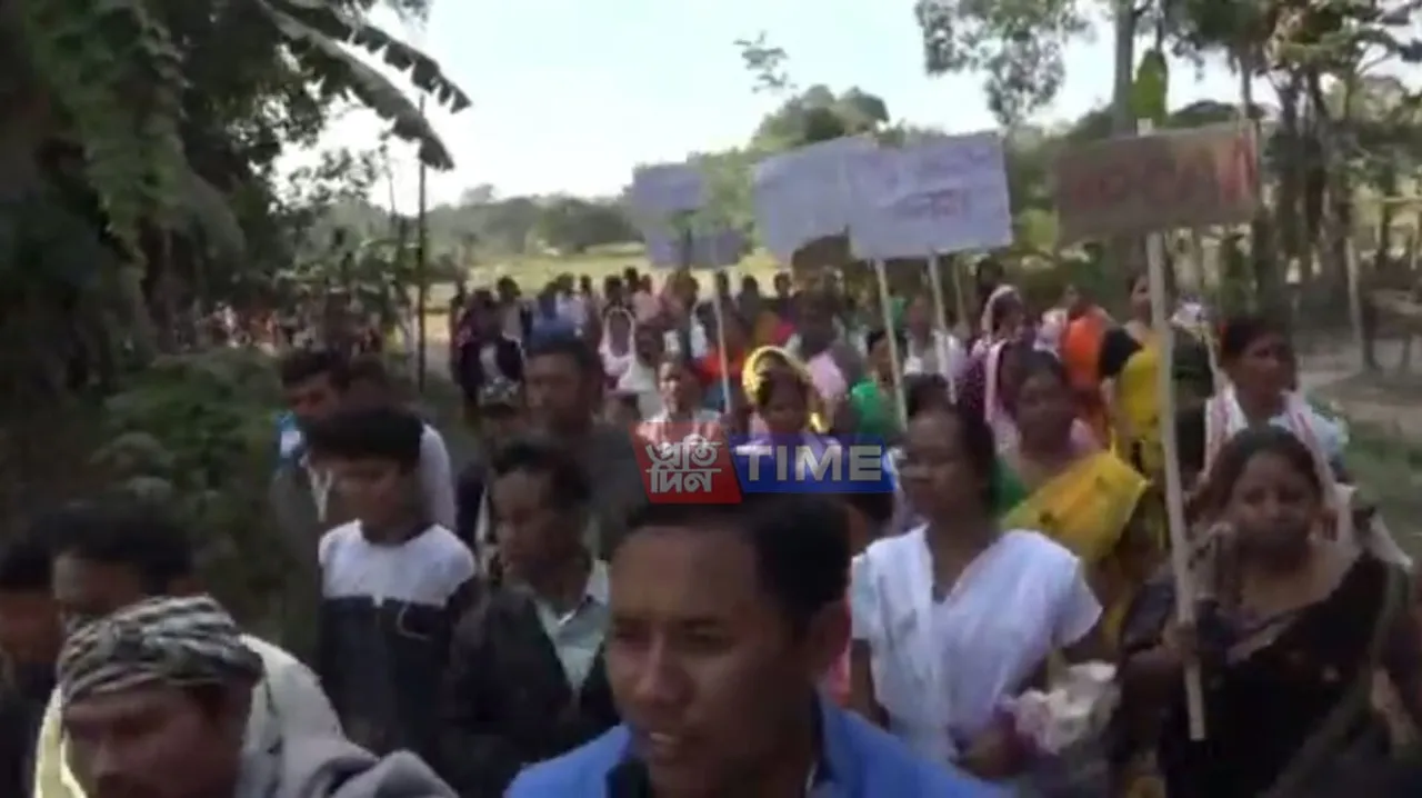 Chabua: Locals Take Out Protest Rally Against C (A) A