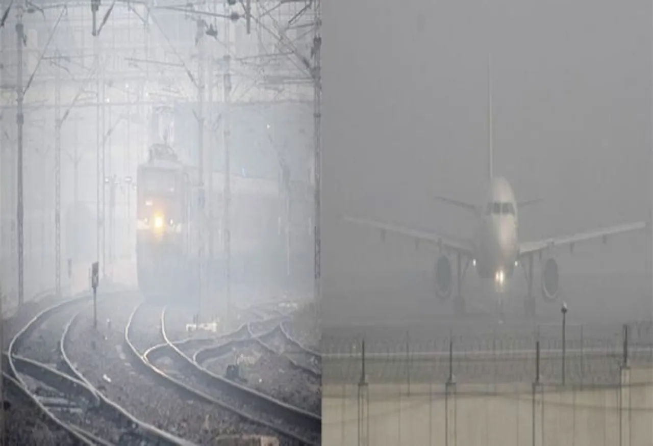Dense Fog | Flights Diverted, Trains Delayed