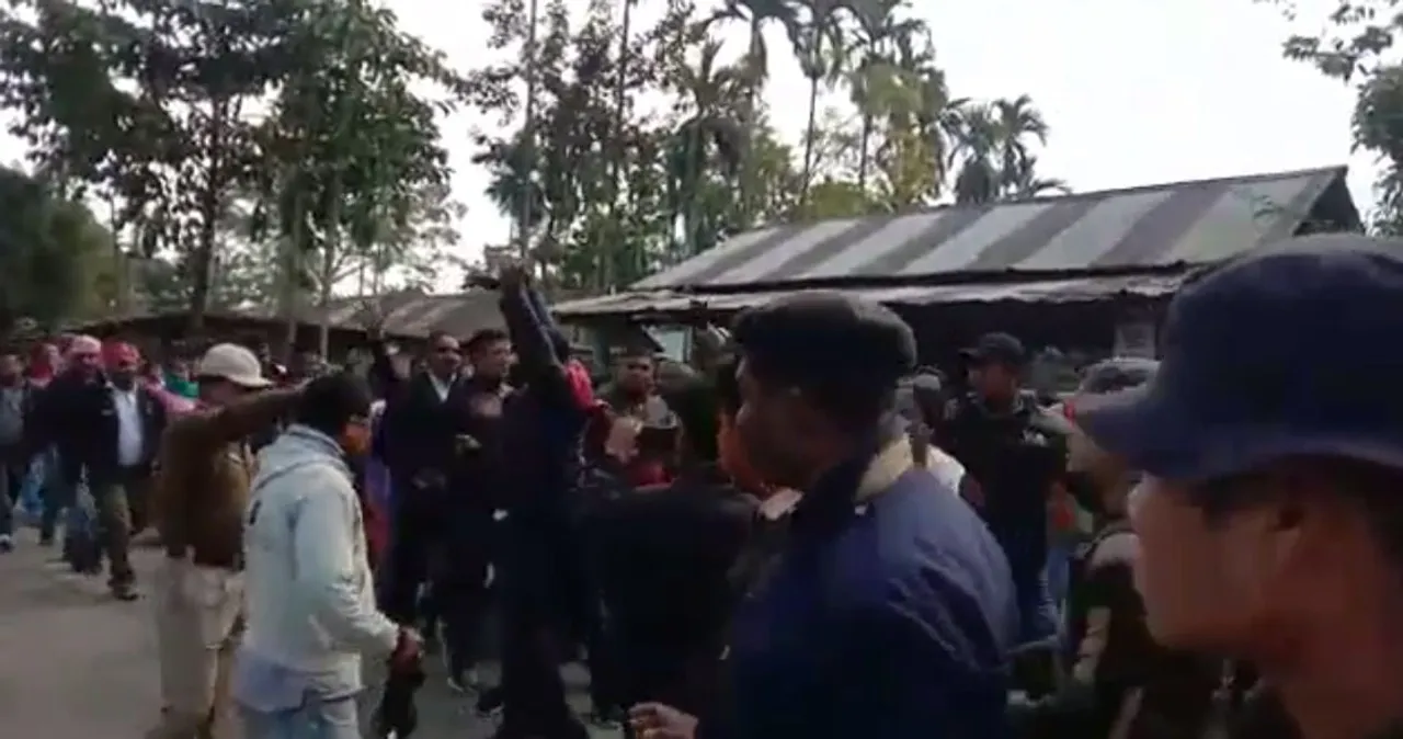 CAA Row: MLA Mrinal Saikia shooed away in Khumtai