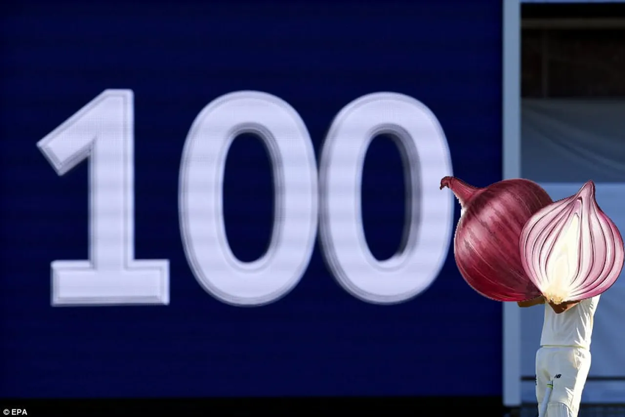 What an innings! Onion price hits century