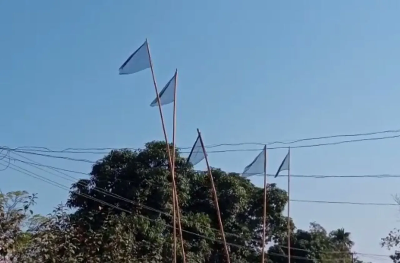 AASU, AJYCP members Wave Black Flag at Teok MLA