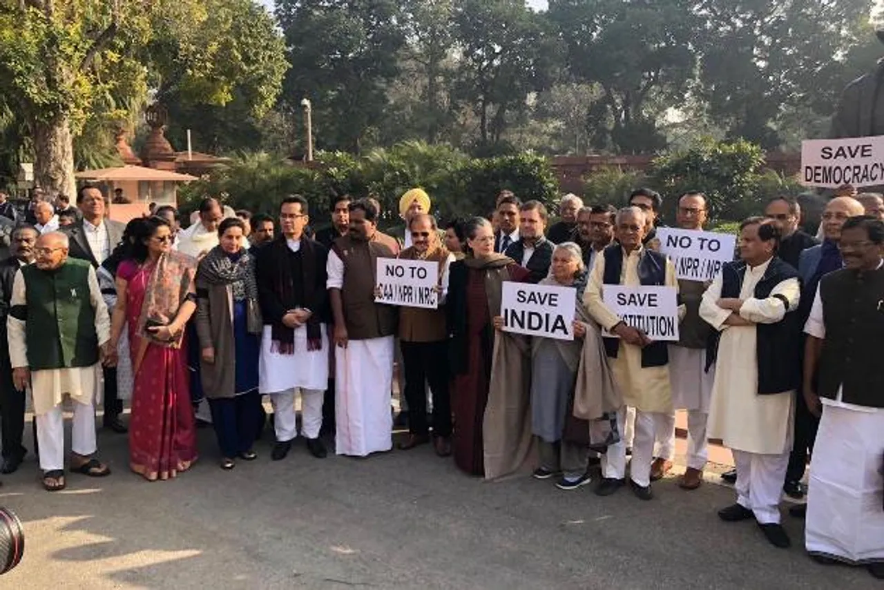 Congress stages protest against CAA-NRC