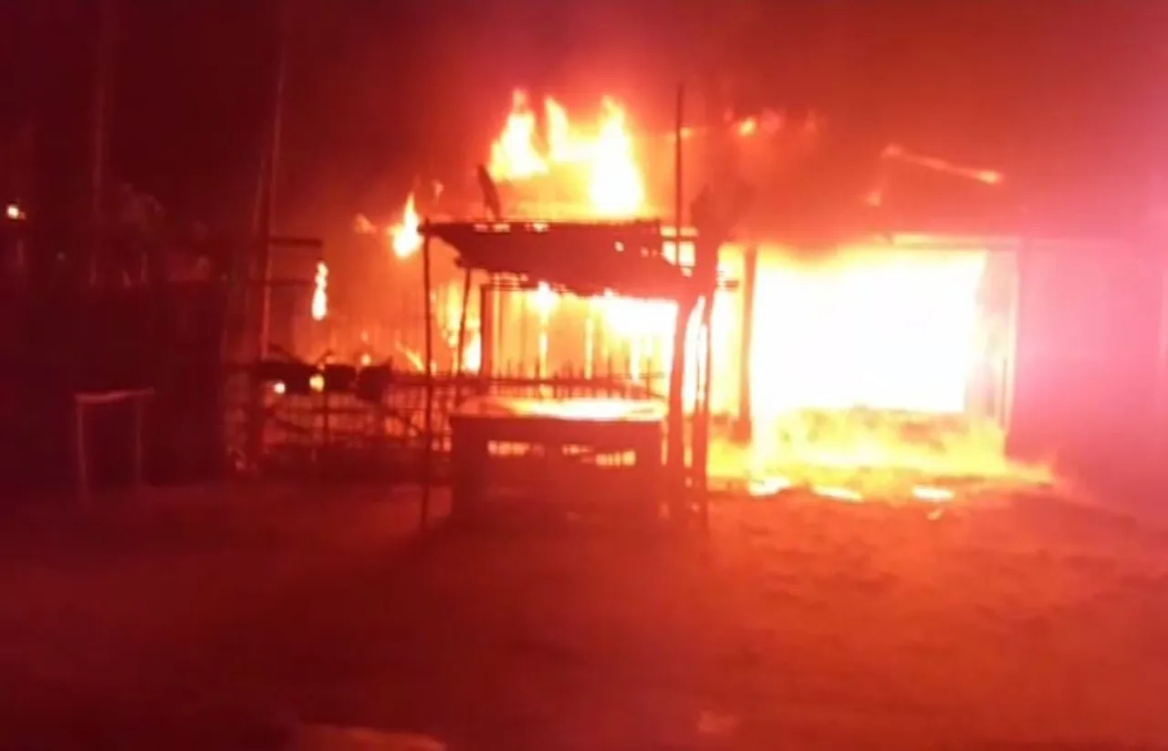 Massive fire breaks out at Doom Dooma
