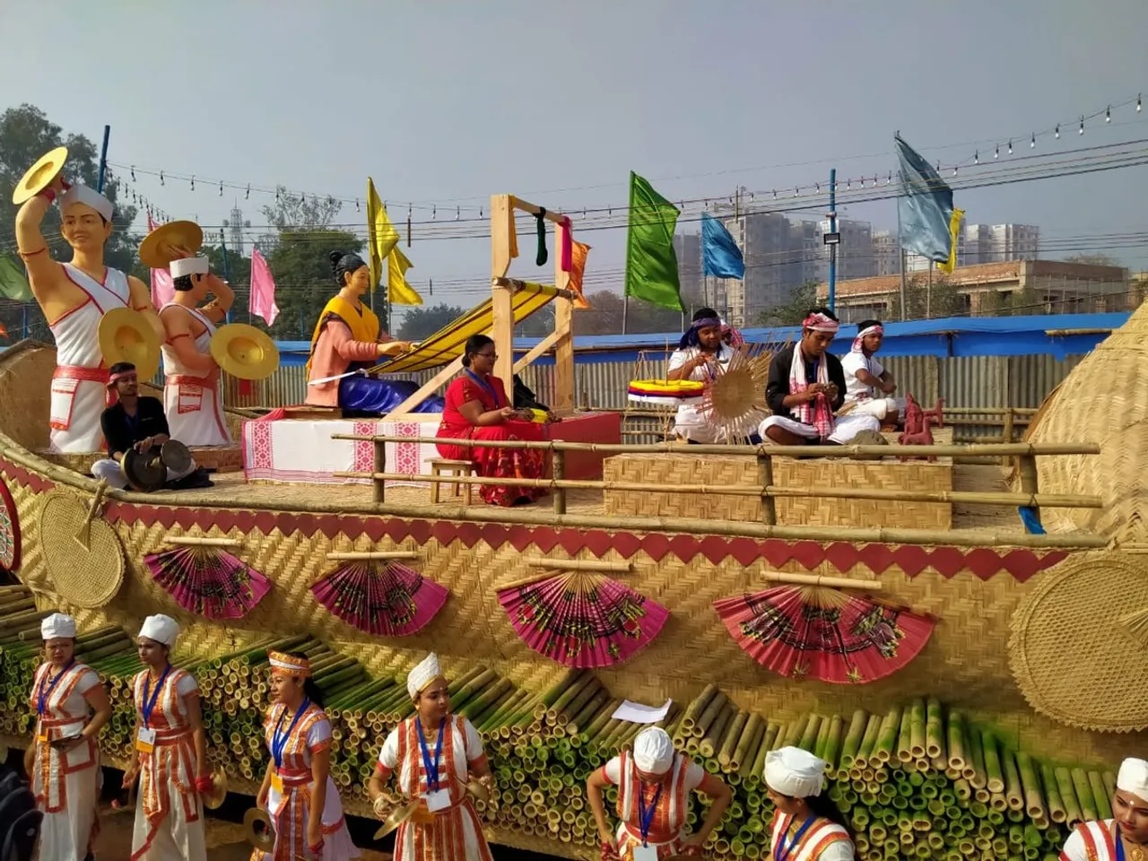 InPics: Preparation of Assam tableau at R-Day parade