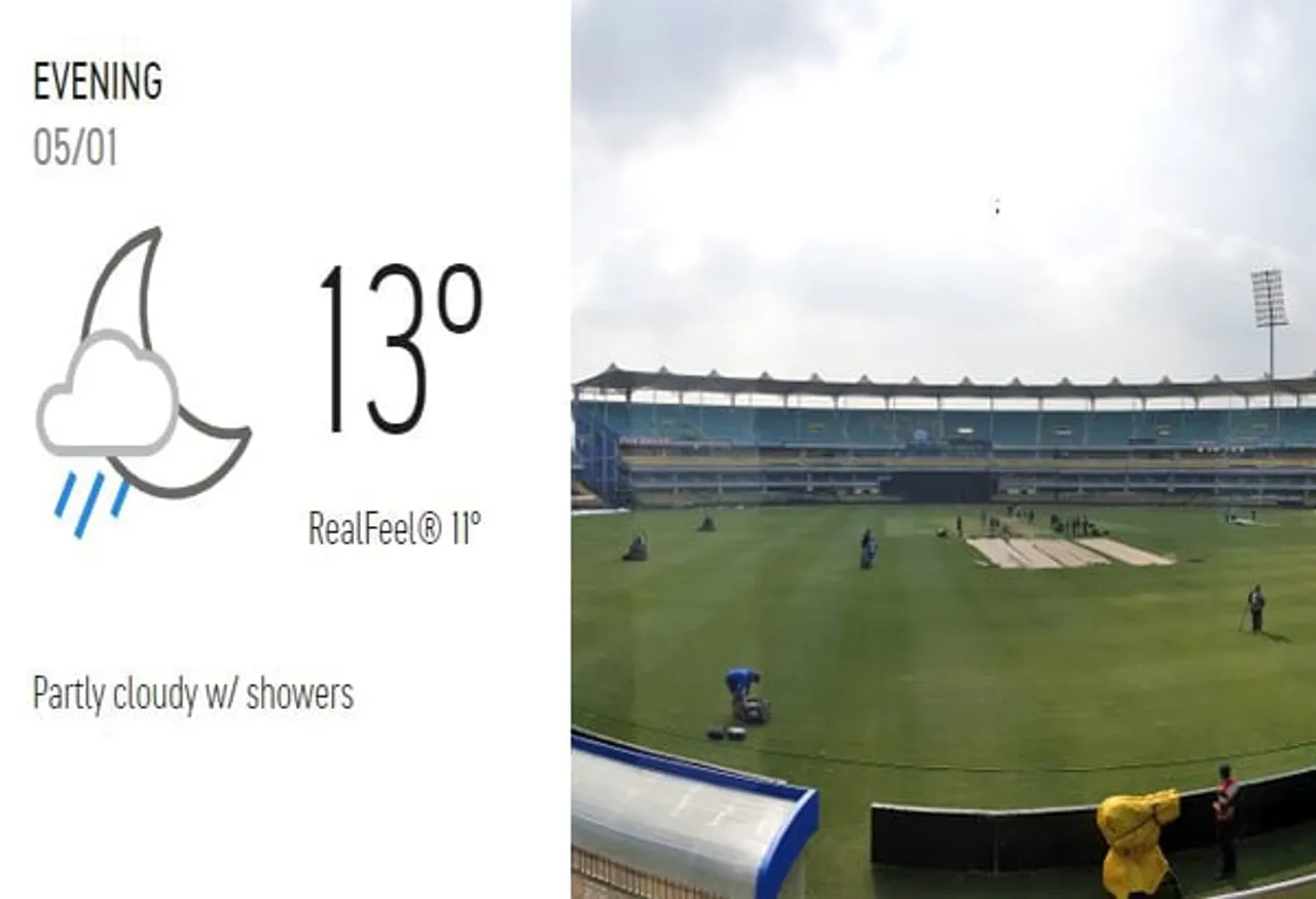 Weather update: India vs Sri Lanka T20I in Guwahati
