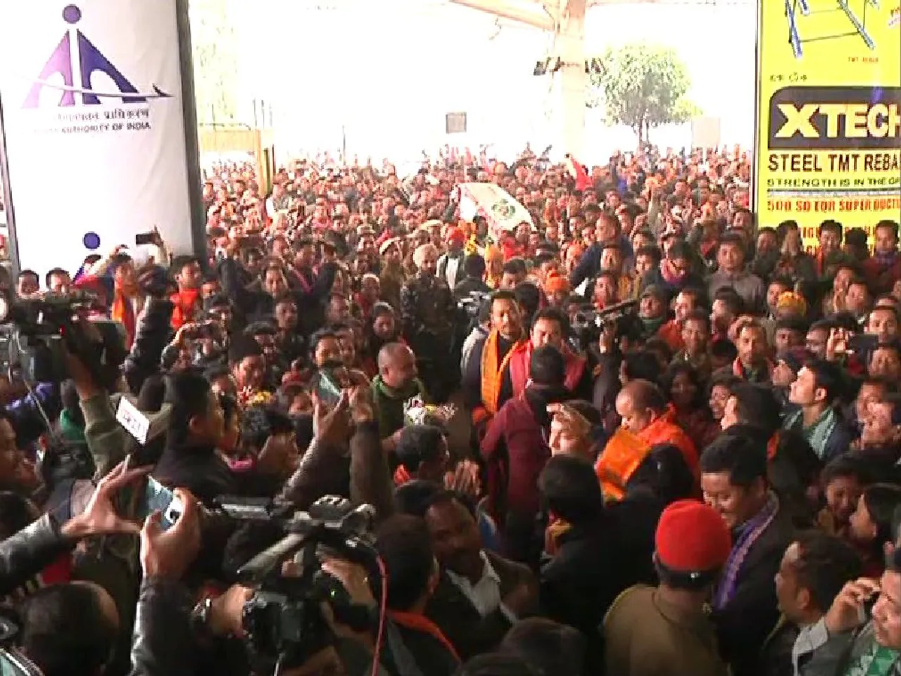 GUWAHATI | People ready to grand welcome Bodo leadership in Airport