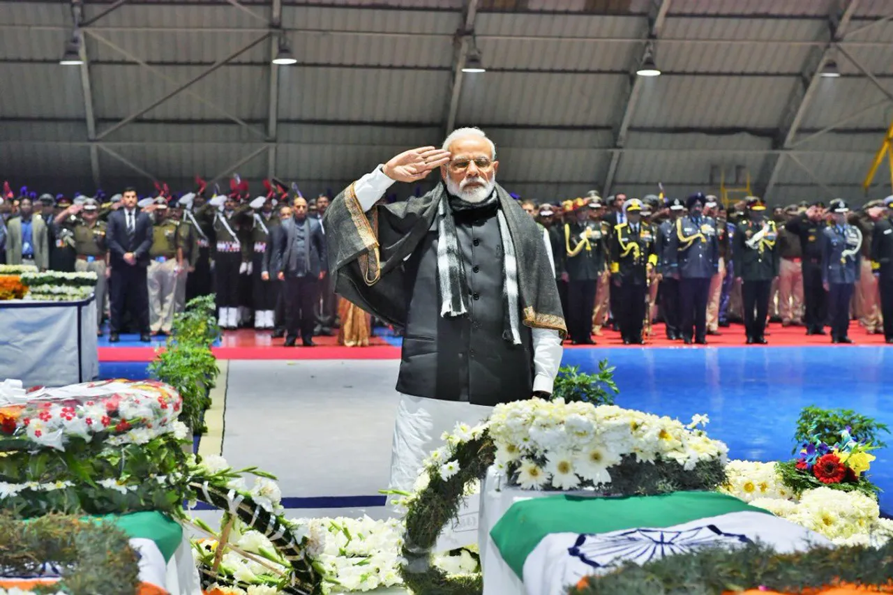 PM Modi Pays Tribute to Pulwama Martyrs’